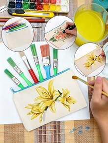 5pcs Multifunctional Student Pencil Case, Portable Large Capacity Pencil Pouch Storage Box, Back To School Gift - Multicolor - View 5