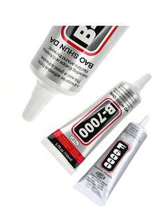 15/50/110ml B7000 水鑽膠水，軟細尖頭黏著劑，適用於 DIY 珠寶水鑽鑲嵌、皮革修補、手機殼、剪貼簿、節日禮物與手工藝項目，手工黏著劑 - A - 查看 8