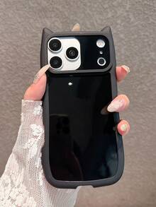 3件組 [黑色 + 白色 + 透明] 可愛貓耳手機殼附手機掛繩 適用於 iPhone 18 Pro Max/18 Pro/18/17 Pro Max/17 Pro/17/16 Pro Max/16/16 Pro/16 Plus/15/15 Pro Max/15 Pro/15 Plus/11/12/13/14 Pro Max/12 Pro/12 Pro Max/13 Pro/13 Pro Max/14 Pro/14 Pro Max/14 Plus 軟殼極簡創意 - 3個套裝[黑色+白色+透明] - 查看 3