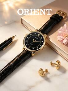 Orient 這款女款腕錶採用黑金陶瓷與鋼製錶帶設計，鑲鑽錶盤展現強烈的商務風格。作為高端女錶，具有耐刮損且耐用的特性，是都市菁英日常通勤與商務場合的理想選擇。這款時尚優雅的女錶是展現品味的經典之作，也是送給女性/女孩的完美禮物。型號：FQC0J003B0 - 黑色 - 查看 2