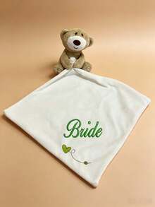 1pc Customized Embroidered Name Animal Fabric Ornament, 5 Cute Animal Designs To Choose From, Soft Skin-Friendly Fabric, Can Embroider Exclusive Name And Year, Create A Unique Handmade Gift. Suitable For New Moms, Expectant Mothers, Baptism, Birthday, Christmas, Halloween Commemorative Gifts, Dorm Bed Decor, Holiday Desktop Ornament, Gift For Best Friends, Partners, Family, Children, Classmates, Heartwarming Niche Customized Souvenir - Multicolor - View 7