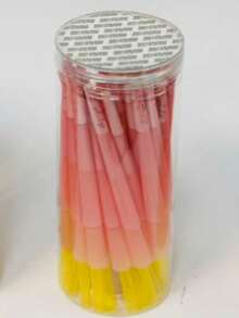 MINAMIZU 200/100/50/30 Stück natürliche vorgedrehte Cones 1-1/4 Zoll ultradünne langsam brennende Cones mit Filtertips/Crutches hornförmige Cone-Rauchpapier, geeignet als Feiertags-/Valentinstag-Geschenke und Rauchzubehör, Vatertagsgeschenk - Verschiedenfarbig - Übersicht 25