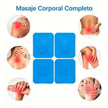 MORE BEAUTY Complete Portable Muscle Relaxation Massage Kit With Illuminated Display, Dual-Connection Massager With Adhesive Pads, Eight Simulation Modes And Fifteen Intensity Levels, Programmable Timer, Compact Design Ideal For Relieving Tension In Arms, Back, Legs, And Neck In Daily Routine - Multicolor - View 12