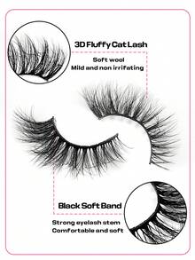 Asiteo 10 Pairs Natural Reusable Eye-Shaping Eyelid Tape, Easy To Wear, Suitable For Beginners Home Use, Daily And Party Makeup - Criss Cross lashes - View 2