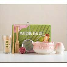 1 pieza/7 piezas Juego de té matcha con lazo y corazón con pico, incluye cuenco de matcha, batidor de matcha, colador de té, taza de matcha, agitador, cuchara de té, juego de cuencos de té, herramientas de preparación de matcha, herramientas para hacer postres y bebidas, caja de regalo estilo japonés, juego de agitación de matcha Matsudai, regalo para amantes del matcha, juego de vuelta a la escuela, juego de regalo festivo - Multicolor - Ver 13
