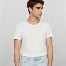 Pablo Alborán Kmo 2026-2027 Camicie stampate per uomo e donna, top estivi di alta qualità, camicia casual in cotone--Camicia con collo rotondo - Colore 1 - Visualizzare 6