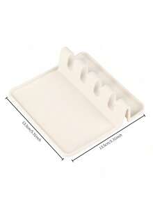 1 cái giá đỡ dụng cụ nhà bếp bằng silicon có miếng lót chống nhỏ giọt, phù hợp với nhiều loại dụng cụ, giá đỡ muỗng chịu nhiệt, thích hợp sử dụng trên bếp, giá để muỗng và kẹp gắp thức ăn. - Nhiều màu - Xem 10
