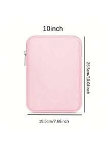 1pc 6"/7"/8"/10"/11" Office Commute Essential Soft Laptop Sleeve, Scratch-Resistant Wear-Resistant Organizer Bag, Lightweight Portable, Minimalist Fashionable Carry-On - Rectangle - View 33