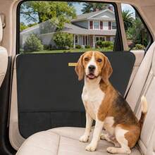 BECROWM 2 Packs Car Door Protector For Dogs, Waterproof Anti-Scratch Shield With Suction Cup (Black) (Black-A) - ColorB - View 1
