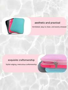1pc 6"/7"/8"/10"/11" Office Commute Essential Soft Laptop Sleeve, Scratch-Resistant Wear-Resistant Organizer Bag, Lightweight Portable, Minimalist Fashionable Carry-On - Rectangle - View 3