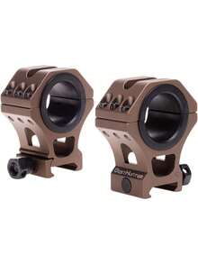 Optics Precision 21 Mm Picatinny Scope Rings, 34 Mm Tactical Scope Mount With 1 Inch 30 Mm Adapter 36 Mm/ 1.42 In Center Height Father's Favorite Gift - 皮卡汀尼導軌瞄準鏡環 + 棕色 - 查看 5