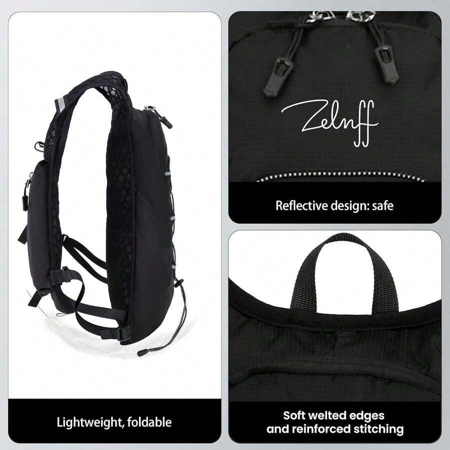 Hydration Running Vest Backpack For Men & Women - Breathable,Lightweight, Running Cycling Hiking Race Hydration Backpack - Black - View 1