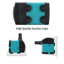 Bomba de agua para acuario con filtro 110V-240V 3W10W15W25W, bomba sumergible ultra silenciosa - Albaricoque - Ver 2