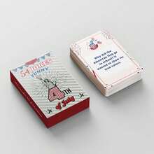 54PCS 4th Of July Joke Cards, Humorous Patriotic Greeting Cards For Family Party BBQ Decoration, Fun Game Supplies For Independence Day Celebration - Multicolor - View 12