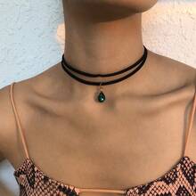 1pc Velvet Bow Choker Necklace Sweet Black Ribbon Bow Tie- Timeless Elegant Retro Design, Ultra-Simple Yet Chic Style, Versatile Accessory For Multiple Occasions - Exclusively Designed For Women, Perfect Valentines,Mom,Mother,Mother's Day,Gift - Black - View 10