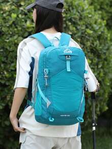 Mochila de viaje para exteriores duradera, bolsa de equipaje ligera e impermeable, mochila de senderismo transpirable, mochila deportiva de trekking multifuncional ultraligera, mochila de escalada de moda para exteriores, mochila de viaje ligera para camping con correa para el pecho y correa para la cintura - Multicolor - Ver 3