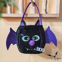 2pcs Halloween Limited Pumpkin Multi-Functional Storage Bag, Can Store Candy, Trick Or Treat Bag, Holiday Gift - A - View 1