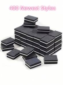 50pcs/Pack Double-Sided Nail Polishing & Buffing Files, Mini Sponge Blocks For Nail Trimming And Polishing - Multicolor - View 29