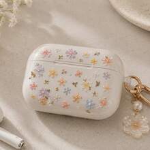 1pc Summer Afternoon Floral Pattern Phone & Computer Stickers, Suitable For Decorating Laptop, Headphones And Camera, Self-Adhesive DIY Stickers - View 4