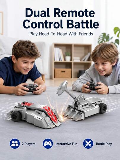 Remote Control Battle Armored Vehicle, Fighting Robot Toy, Parent-Child Battle Collision Remote Control Car, Competition Game Car, Remote Control Car, Toy, Boys Toy, Children's Toy, Boys Toy, Adult Remote Control Car, Children's Year-End Gift, Remote Control Car, Remote Control Drift Car, Car