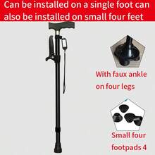 Telescopic Aluminum Alloy Hiking Poles, Non-Slip Multi-Function Walking Sticks, Lightweight Portable Adjustable Height Trekking Staff - 2-section Telescopic Model - View 8