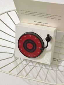 Timer Dapur Mekanik Gaya Pemutar Piringan Hitam, Timer Hitung Mundur Visual 60 Menit Tanpa Baterai Magnetik dengan Alarm Keras, Cocok untuk Memasak, Memanggang, Kecantikan, Belajar, dan Manajemen Waktu Kantor - MultiWarna - View 10