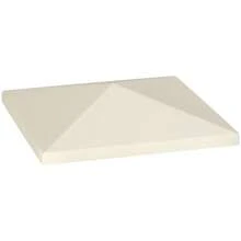 3 X 3 M Replacement Gazebo Canopy - Cream White - T0001-01-2726 - View 7
