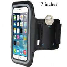 Outdoor Sports Touchscreen Arm Band, Running Phone Storage Pouch, Waterproof Arm Sleeve, Universal Phone Case - Black - View 7