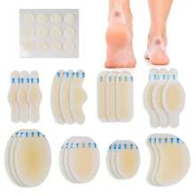 10/20pcs Multi-Shape Hydrocolloid Heel Blister Pads, Invisible Anti-Chafing Foot Patches, Suitable For High Heels And New Shoes, Toe And Heel Cushioning Pads, Waterproof Blister Patches For Daily Wear - One Size Fits All - View 3