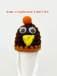 Hamster Decorative Knitted Knitted Hat Photo Prop Animal & Plant Shaped Cute Accessory Parrot Hat Snake & Lizard Accessory - Multicolor - View 31