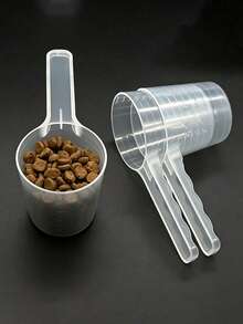 Plastic Measuring Cup, 50g, 3.38oz, With Scale, Multi-Purpose Pet Food Scoop, Suitable For Powder And Liquid, Transparent Measuring Cup, No Battery Required - 50ml - View 1