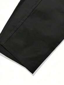 Men's Summer Lightweight Casual Sports Multi-Pocket Cargo Pants, Simple Fashion Outdoor Long Pants Black Fall - Black - View 9