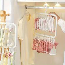 1pc Space-Saving Multi-Clip Sock And Underwear Drying Rack - Perfect For Bedroom, Bathroom, Closet And Dorm Storage, Christmas Gift - Multicolor - View 4