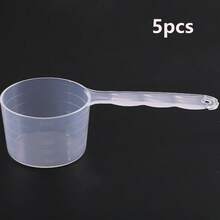 Plastic Measuring Cup, 50g, 3.38oz, With Scale, Multi-Purpose Pet Food Scoop, Suitable For Powder And Liquid, Transparent Measuring Cup, No Battery Required - 50ml - View 6