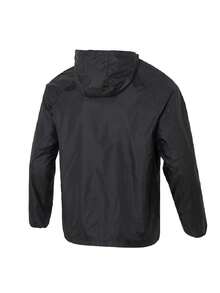 Skechers Men's Sports Running Fitness Training Windproof Casual Hooded Jacket P225M276-03K8 - Black - View 2