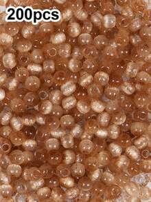 4mm 200pcs Cat Eye Glass Seed Beads, Colorful Round Spacer Beads For Jewelry Making DIY Bracelets, Necklaces, Earrings Handmade Accessories - Cat's Eye - View 14