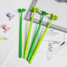 Creative Stationery Clover Flower Artificial Flower Neutral Pen, Cute Fresh Lucky Flower - Four-leaf Clover Style - View 7