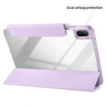 Multifunctional Tablet Protective Case, Ultra-Thin Lightweight Protective Shell, With Multi-Angle Stand Function, Transparent Hard Back Shell Anti-Bending, Flexible Soft Edges, Drop Shock Absorption, Auto Sleep/Wake Function, Reduces Power Consumption, With Buckle Design, Suitable For Daily Entertainment, Learning And Work, Compatible With Huawei Mate Pad 11.5s2014/2015, Compatible With Honor Pad10 2025 - Multicolor - View 7