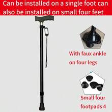 Telescopic Aluminum Alloy Hiking Poles, Non-Slip Multi-Function Walking Sticks, Lightweight Portable Adjustable Height Trekking Staff - 2-section Telescopic Model - View 12