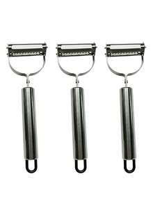 3pcs Or 2pcs 2-In-1 Stainless Steel Fruit Peeler, Grater, Slicer Kitchen Accessories Cooking Tools - Multicolor - View 12