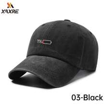 XAXRE Unisex 1% Battery Embroidered Washed Cotton Baseball Dad Hat - 1% Battery - Low Battery - View 12
