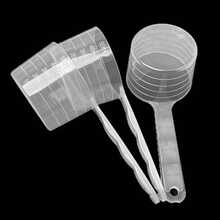 Plastic Measuring Cup, 50g, 3.38oz, With Scale, Multi-Purpose Pet Food Scoop, Suitable For Powder And Liquid, Transparent Measuring Cup, No Battery Required - 50ml - View 3