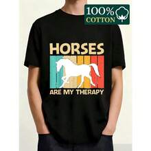 Men T-Shirts - 黑色 - 查看 1