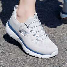 Skechers Men's Elastic Slip-On Walking Shoes/Lazy Shoes - Light Grey - View 7