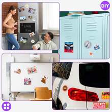 DIYMAG Printable Magnetic Sheets, 8Pcs 8.5 X 11 Inch Flexible Magnet Sheets Matte Non Adhesive Magnetic Paper For Inkjet Printer Photo DIY Crafts - ColorB - View 7
