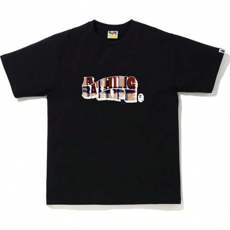 Men T-Shirts - 黑色 - 查看 1