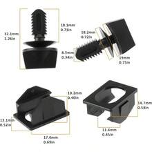 8X Trunk Trim Lining Clips Compatible With E30 E34 E36 Z3, Plastic Turn Lock Pin Clamps Boot Panel Fixing - A - View 4