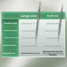 304 Stainless Steel Blackhead Remover Tools Ultra Fine Triangle Acne Needle Pimple Extractor - View 4