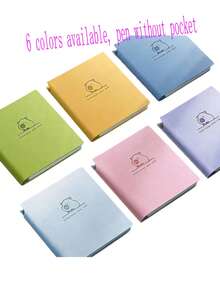 1/2/3/5/6pcs A7 Mini Portable Notebook Student Office Highly Attractive Pocket Notebook Carry-On Small Notebook Planner Gift Notebook Set Optional Pocket Pen Random Color, Student And Office Essential | Ideal Back To School Gift, Classroom Notes And Party Favor | Exquisite Design - A7 - View 3