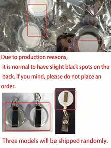 1個可愛醫療主題可伸縮識別證掛繩/護理師識別證捲軸－粉色膠囊設計，附可伸縮捲軸與掛繩，適合醫院員工、學生與藥局人員－耐用壓克力藥瓶配件 - 彩色 - 查看 6